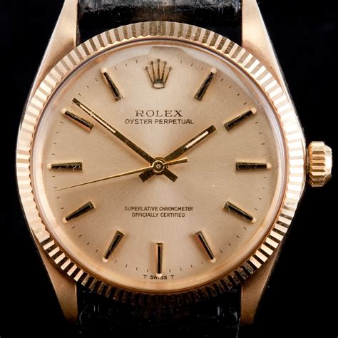 rolex oyster perpetual superlative chronometer 18k gold|Rolex Oyster Perpetual price guide.